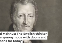 A portrait of Thomas Malthus by John Linnell. Wellcome Collection via Wikimedia Commons, CC BY